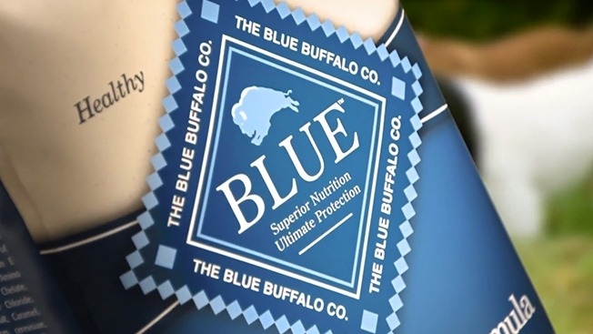 blue buffalo dog food lead