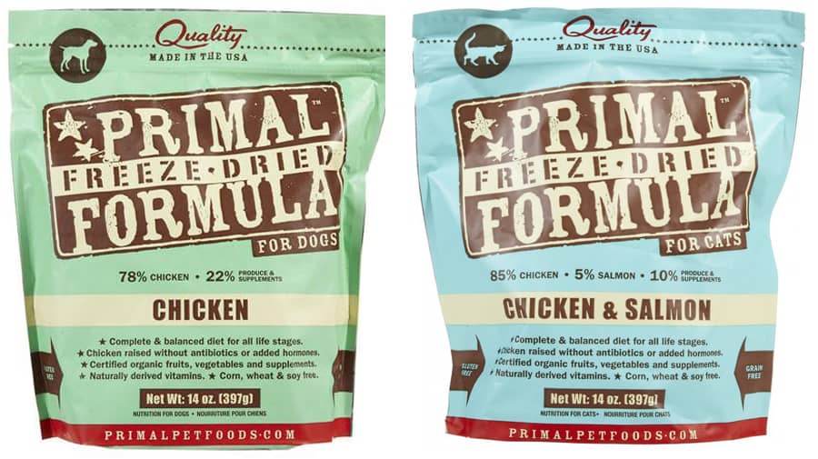 RECALL ALERT: 9 Varieties of Primal Pet Foods Freeze-Dried Dog & Cat ...