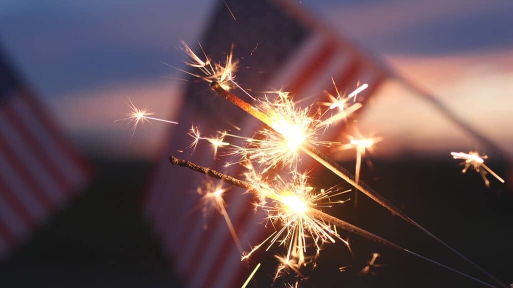 Sparklers As Alternatives To Fireworks During The 4Th Of July Celebrations